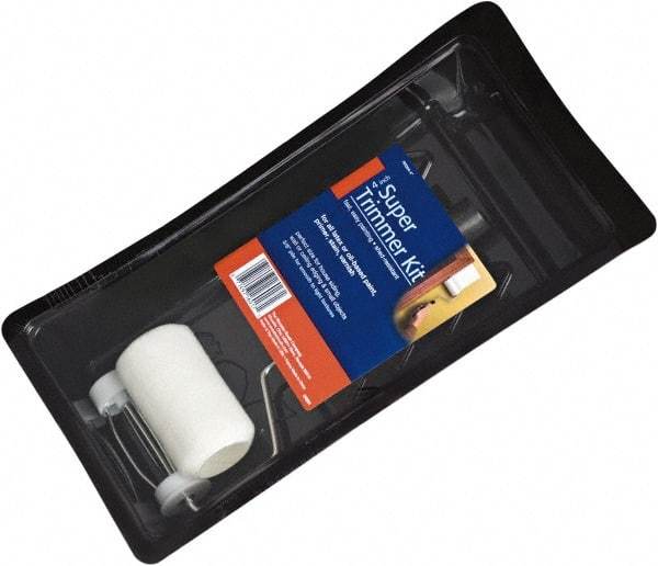 Wooster Brush - Trim Paint Roller Kit - Includes Paint Tray, Roller Cover & Frame - Industrial Tool & Supply