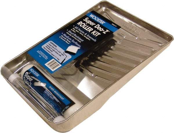 Wooster Brush - Trim Paint Roller Kit - Includes Paint Tray, Roller Cover & Frame - Industrial Tool & Supply