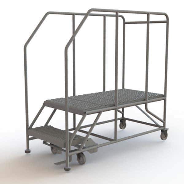 TRI-ARC - Rolling & Wall Mounted Ladders & Platforms Type: Rolling Work Platform Style: Steel Work Platform - Industrial Tool & Supply