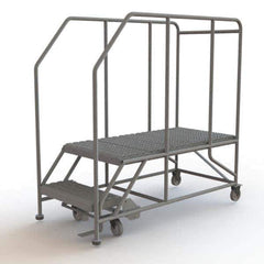 TRI-ARC - Rolling & Wall Mounted Ladders & Platforms Type: Rolling Work Platform Style: Steel Work Platform - Industrial Tool & Supply