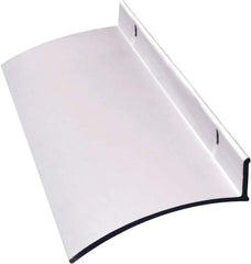 National Guard Products - 6' Long x 2" Wide, Drip Cap Weatherstripping - 1-3/4" Door Thickness, Aluminum - Industrial Tool & Supply