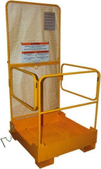 Vestil - 89" Platform - Forklift Work Platform, 600 Lb Capacity, 89-1/2" Platform Height, 37" Base Width x 38" Base Depth - Industrial Tool & Supply