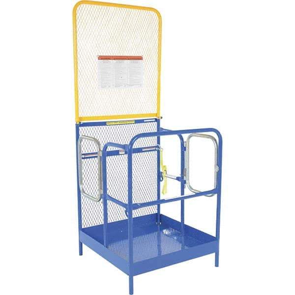 Vestil - 89" Platform - Forklift Work Platform, 1,000 Lb Capacity, 89-5/8" Platform Height, 36" Base Width x 48" Base Depth - Industrial Tool & Supply