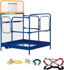 Vestil - 60" Platform - Forklift Work Platform, 1,000 Lb Capacity, 60" Platform Height, 48" Base Width x 48" Base Depth - Industrial Tool & Supply