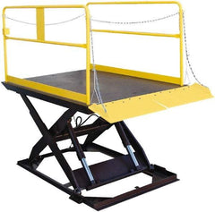 Vestil - 6,000 Lb Capacity Multi-Level Support Scissor Lift Table - 10" to 70" Lift Height, 96" Platform Length x 96" Platform Width - Industrial Tool & Supply