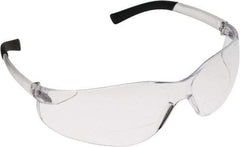 PRO-SAFE - +1, Clear Lenses, Scratch Resistant, Frameless Magnifying Safety Glasses - UV Protection - Industrial Tool & Supply