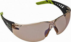 PRO-SAFE - Indoor/Outdoor Blue Lenses, Frameless Safety Glasses - Anti-Fog, Scratch Resistant, Size Universal, Wrap Around - Industrial Tool & Supply