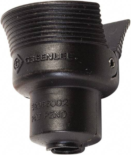 Greenlee - 1/2" Conduit Round Lock - 8" Hole Length x 1/2" Hole Width x 1/2" Hole Diam - Industrial Tool & Supply