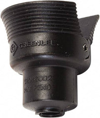 Greenlee - 1/2" Conduit Round Lock - 8" Hole Length x 1/2" Hole Width x 1/2" Hole Diam - Industrial Tool & Supply