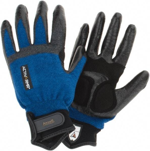 Ansell - Foam Nitrile Work Gloves - Paired - Industrial Tool & Supply