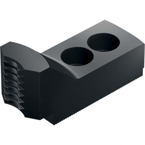 Schunk - 7" Max Chuck Diam 1/16" X 90° Serrated Hard Lathe Chuck Top Jaws - Industrial Tool & Supply