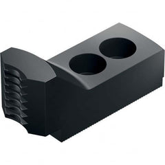 Schunk - 10" Max Chuck Diam 1.5mm x 60° Serrated Hard Lathe Chuck Top Jaws - Industrial Tool & Supply