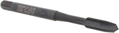 Kennametal - #10-32, 2 Flute, Oxide Finish, Vanadium High Speed Steel Spiral Point Tap - Plug Chamfer, Right Hand Thread, 2-3/8" OAL, 12.7mm Thread Length, 4.93mm Shank Diam, Series GOtap - Exact Industrial Supply