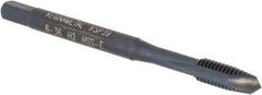 Kennametal - #8-36, 2 Flute, Oxide Finish, Vanadium High Speed Steel Spiral Point Tap - Plug Chamfer, Right Hand Thread, 2-1/8" OAL, 9.7mm Thread Length, 4.27mm Shank Diam, 2B/3B Class of Fit, Series GOtap - Exact Industrial Supply