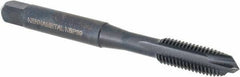 Kennametal - 1/4-28, 3 Flute, Oxide Finish, Vanadium High Speed Steel Spiral Point Tap - Plug Chamfer, Right Hand Thread, 2-1/2" OAL, 16mm Thread Length, 6.48mm Shank Diam, 3B Class of Fit, Series GOtap - Exact Industrial Supply