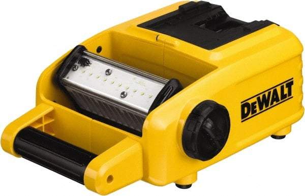 DeWALT - 18 \x96 20 VAC Volts, 1500 Lumens, Cordless Work Light - Yellow/Black, 25 hr Run Time - Industrial Tool & Supply