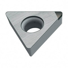 Walter - TCMW21.52 Grade WCB50 CBN Turning Insert - Uncoated, 60° Triangle, 1/4" Inscr Circle, 3/32" Thick, 1/32" Corner Radius - Industrial Tool & Supply