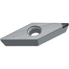 Walter - VBMW331 Grade WCB50 CBN Turning Insert - Uncoated, 35° Diamond, 3/8" Inscr Circle, 3/16" Thick, 1/64" Corner Radius - Industrial Tool & Supply