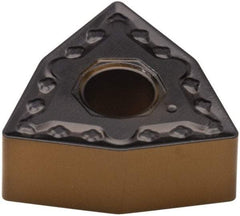 Walter - WNMG542 NM4 Grade WPP30 Carbide Turning Insert - TiCN/Al2O3/TiN Finish, 80° Trigon, 5/8" Inscr Circle, 1/4" Thick, 1/32" Corner Radius - Industrial Tool & Supply