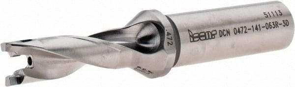 Iscar - 0.472" to 0.488" Diam, 3xD, 1.41" Max Depth, 5/8" Shank Diam, 3.98" OAL, Replaceable-Tip Drill - FCP, ICK, ICK-2M, ICM, ICP, iCP-2M Insert, 73822975 Toolholder, Series SumoCham - Industrial Tool & Supply