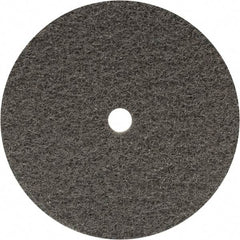 WALTER Surface Technologies - 4-1/2" Super Fine Grade Aluminum Oxide Deburring Disc - 7/16" Center Hole, Hook & Loop Connection, Gray, 11,000 Max RPM - Industrial Tool & Supply