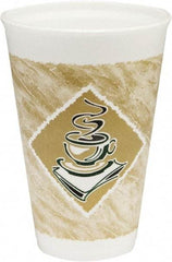 DART - Dart Sip-Thru Lids for 16 oz. Hot/Cold Foam Cups, White - Use with 16 oz. Hot/Cold Foam Cups - Industrial Tool & Supply