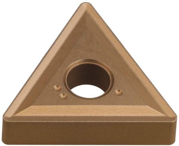 Tungaloy - TPU222 Grade T5115 Carbide Turning Insert - TiCN/Al2O3 Finish, 60° Triangle, 1/4" Inscr Circle, 1/8" Thick, 1/32" Corner Radius - Industrial Tool & Supply