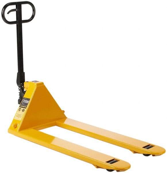 Lift-Rite - 5,500 Lb Capacity, 7-7/8" Lift Industrial Pallet Truck - 3" Min Lift Height, 42" Fork Length x 7" Fork Width, 20-1/2" Overall Width - Industrial Tool & Supply