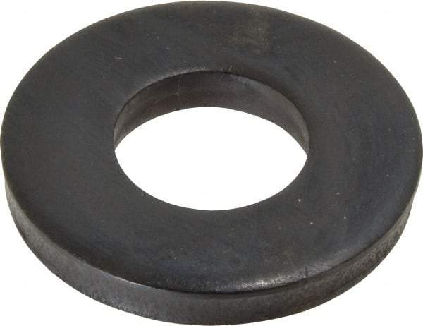 Gibraltar - 3/4" Screw, Steel Standard Flat Washer - 25/32" ID x 1-11/16" OD, 1/4" Thick, Black Oxide Finish - Industrial Tool & Supply