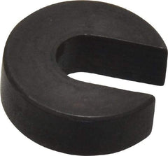 Gibraltar - 1/4" Bolt, 1/4" Thick, Black Oxide Finish, Case Hardened Steel C Washer - Grade 12L14, 9/32" Inside & 3/4" OD - Industrial Tool & Supply