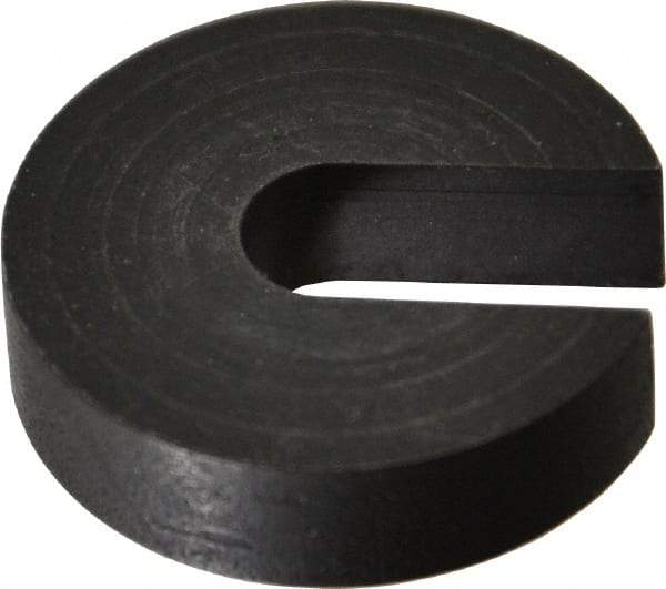 Gibraltar - 1/4" Bolt, 1/4" Thick, Black Oxide Finish, Case Hardened Steel C Washer - Grade 12L14, 9/32" Inside & 1" OD - Industrial Tool & Supply