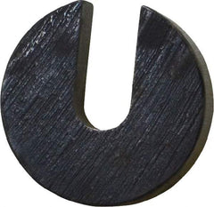 Gibraltar - 5/16" Bolt, 5/16" Thick, Black Oxide Finish, Case Hardened Steel C Washer - Grade 12L14, 11/32" Inside & 1-1/4" OD - Industrial Tool & Supply