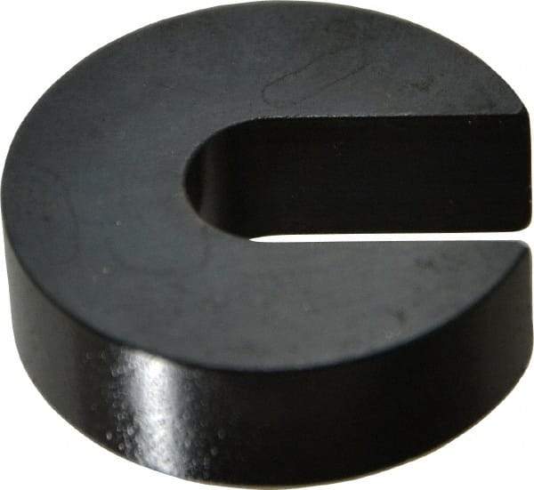 Gibraltar - 5/16 or 3/8" Bolt, 3/8" Thick, Black Oxide Finish, Case Hardened Steel C Washer - Grade 12L14, 13/32" Inside & 1-1/4" OD - Industrial Tool & Supply