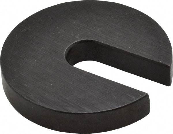 Gibraltar - 7/16 or 1/2" Bolt, 3/8" Thick, Black Oxide Finish, Case Hardened Steel C Washer - Grade 12L14, 17/32" Inside & 2-1/4" OD - Industrial Tool & Supply