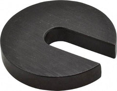 Gibraltar - 7/16 or 1/2" Bolt, 3/8" Thick, Black Oxide Finish, Case Hardened Steel C Washer - Grade 12L14, 17/32" Inside & 2-1/4" OD - Industrial Tool & Supply