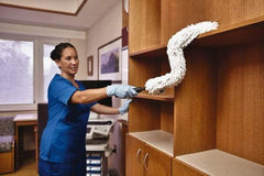 Rubbermaid - Microfiber Duster - 28.4" OAL, White - Industrial Tool & Supply