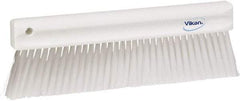 Vikan - Polyester Counter Brush - 2" Bristle Length, 11" Long x 1-1/4" Wide Head, White - Industrial Tool & Supply
