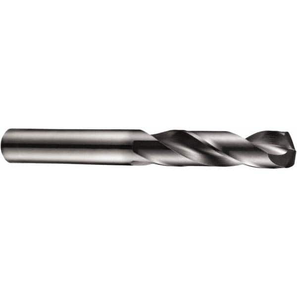 DORMER - 0.3465" 140° Spiral Flute Solid Carbide Screw Machine Drill Bit - Industrial Tool & Supply