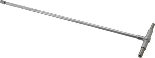SPI - 2-1/8 to 3-1/2 Inch, 12 Inch Overall Length, Telescoping Gage - 12 Inch Long Handle, Hardened Tool Steel, Satin Chrome Finish - Industrial Tool & Supply