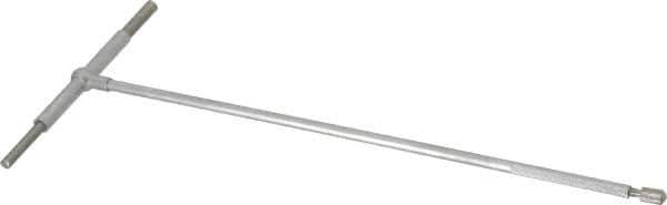 SPI - 3-1/2 to 6 Inch, 12 Inch Overall Length, Telescoping Gage - 12 Inch Long Handle, Hardened Tool Steel, Satin Chrome Finish - Industrial Tool & Supply