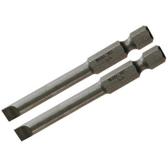 2.5MM 70MM OAL SLOT POWER BIT 2/PK - Industrial Tool & Supply