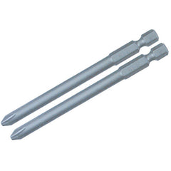 NO 2 70MM OAL PHILLIPS PWR BIT 2/PK - Industrial Tool & Supply