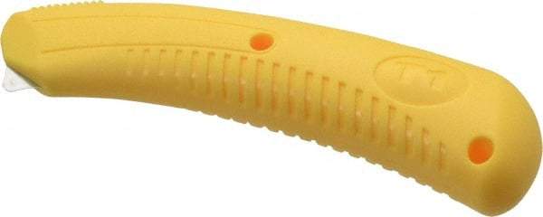 PHC - Fixed Film Cutter - 1/4" Blade, Yellow Ergonomic Grip Handle, 1 Blade Included - Industrial Tool & Supply