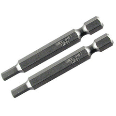 6.0MM 70MM OAL HEX POWER BIT 2/PK - Industrial Tool & Supply