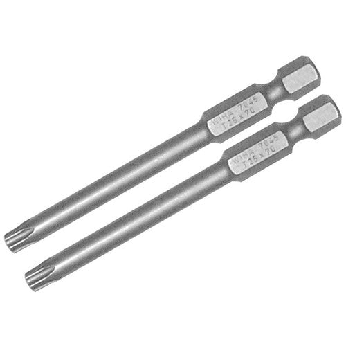 T25 70MM OAL TORX PWR BIT 2/PK - Industrial Tool & Supply
