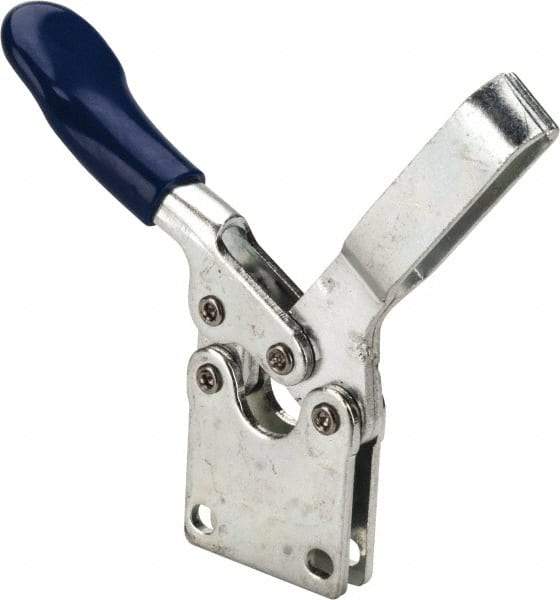 Gibraltar - 200 Lb Holding Capacity, Horizontal Handle, Manual Hold Down Toggle Clamp - 70° Handle Movement, 90° Bar Opening, U-Bar, Straight Base, Carbon Steel - Industrial Tool & Supply