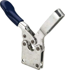 Gibraltar - 200 Lb Holding Capacity, Horizontal Handle, Manual Hold Down Toggle Clamp - 70° Handle Movement, 90° Bar Opening, U-Bar, Straight Base, Carbon Steel - Industrial Tool & Supply