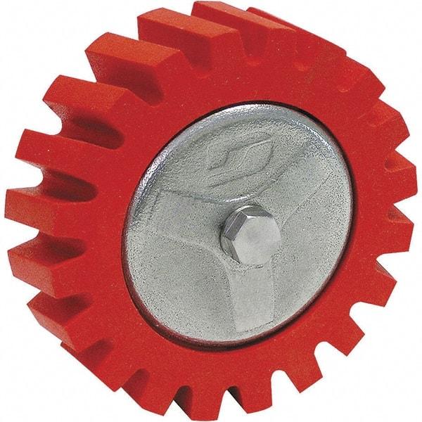 Dynabrade - Angle & Disc Grinder Eraser Wheel - Use with 18256 & 18258 - Industrial Tool & Supply