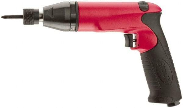 Sioux Tools - 1/4" Bit Holder, 2,500 RPM, Pistol Grip Handle Air Screwdriver - 58 In/Lb Torque, 30 CFM - Industrial Tool & Supply