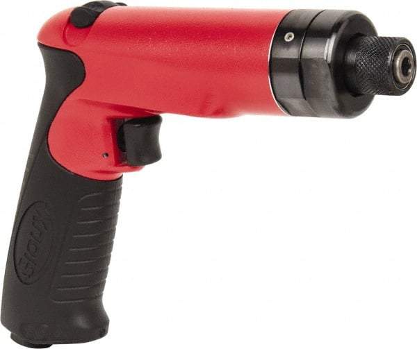 Sioux Tools - 1/4" Bit Holder, 2,500 RPM, Pistol Grip Handle Air Screwdriver - 58 In/Lb Torque, 30 CFM - Industrial Tool & Supply